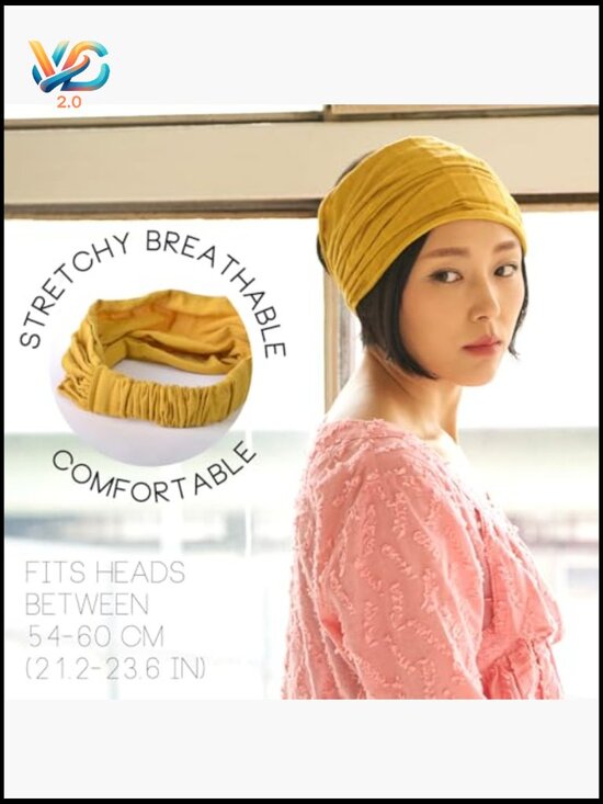 Wide Non-Slip Sweatband for Sports Yoga Gym Daily Stretch Comfortable Extra Wide main image 5